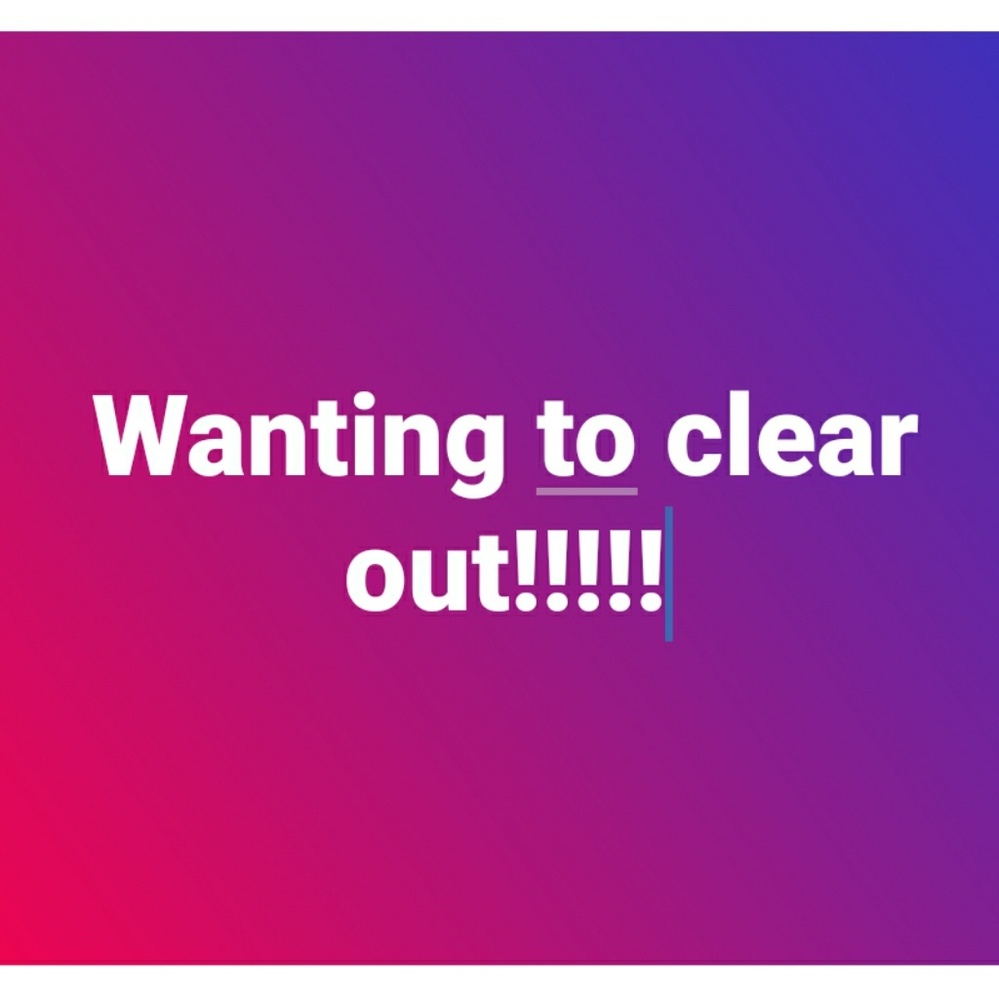 Closet clear out!!!!